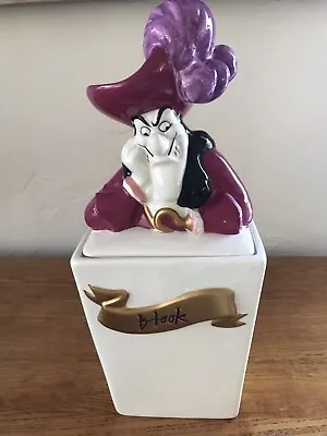 Disney Stores Captain Hook Peter Pan Canister Cookie Jar 2004 • $65