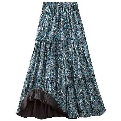 Womens Reversible Long Skirt - Broomstick Boho Midi Skirt By CATALOG CLASSICS • $32.99