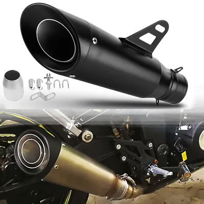 $51.69 • Buy Motorcycle Exhaust Pipe Slip-On For Kawasaki ZX6R ZX-10R ZX-14R Ninja Yamaha R6