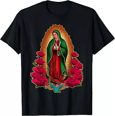 New Limited Our Lady Virgen De Guadalupe Virgin Mary Catholic Saint T-Shirt • $21.99