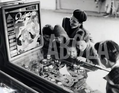 Vintage Press Photo Chronicles Costume Foosball Table Years 57 Print 24x18 • $20.71