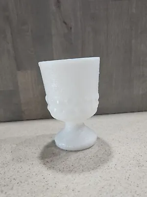Milk Glass Pedestal Vase/Goblet • $16