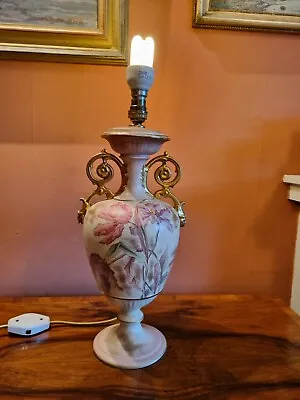 £60 • Buy Antique Victorian 'Old Hall' Vase Table Lamp Conversion In Working Order