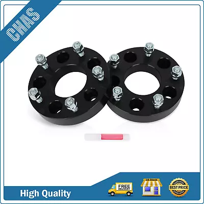(2) 5x5 To 5x5.5 Wheel Adapters 1.25  (32mm) 5x127 Hub To 5x139.7 Wheel For Jeep • $49.73