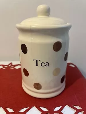 David Mason Design Tea Cannister • £5