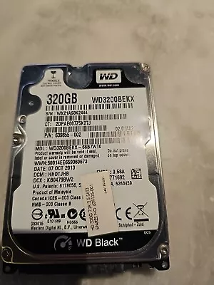 Western Digital Black WD3200BEKX 2.5  320GB SATA 7200 RPM Internal Laptop HDD • £12.99