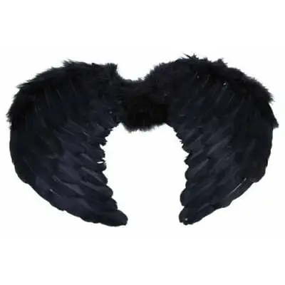 £6.45 • Buy Black Wings Feather Angel Bird Crow Halloween Fancy Dress Costume Hen Night