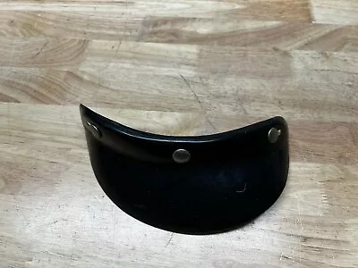 Vintage Bubble Visor 3 Snaps Motorcycle Helmet Shade Harley • $19.99