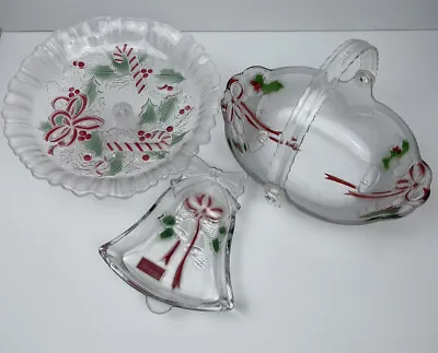 Mikasa Three Piece Christmas Serving Dishes • $32.99