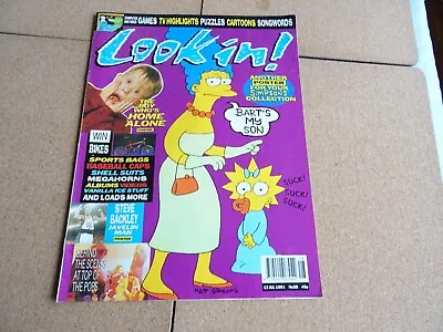 Look-In Magazine July 13th 1991 Marge Simpson And Jason Donovan • £7.50