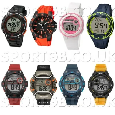 Limit Watches Sports Waterproof Rubber Strap Watch Digital Analogue Mens Ladies • £19.95