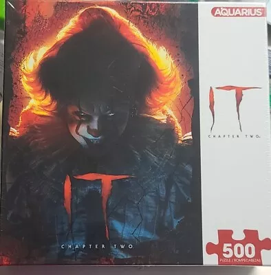 Pennywise IT Chapter 2 Jigsaw Puzzle Stephen King 500 Piece  14in X 19in SEALED • $14.99