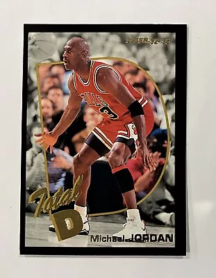 1992-93 Fleer Total D Michael Jordan #5 Insert Near Mint/mint • $135