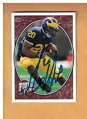 Mike Hart AUTOGRAPHED 2008 UPPER DECK HEROES FOOTBALL CARD SIGNED MICHIGAN WOLV • $24.95