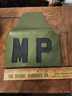 Vintage FIELD GREEN LEATHER Military POLICE MP Arm Band  • $145.22