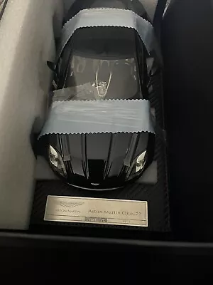 1:18 Frontiart Aston Martin Db One-77 Color Black With Box New Mint Rare Cmc • $1895