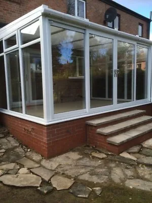 AUTUMN SALE NOW ON!!!! White Lean-to Conservatory Full Height 10tf X8tf • £2850