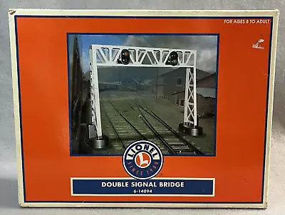 Lionel 14094 Double Track Signal Bridge (Silver) O-Gauge • $27.80