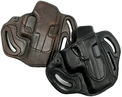 TAGUA Premium Series Right Hand Leather Open Top Belt Holster - Choose Gun • $48