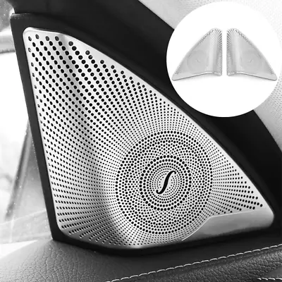 2X For Mercedes Benz C Class W205 2014-2021 Car Door Audio Speaker Cover Trim • $19.99