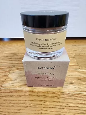 Evanhealy French Rose Clay W/ Moroccan Rhassoul Clay Natural Exfoliant 1 Oz NEW • $9.95