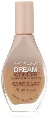 Maybelline New York Dream Wonder Fluid-Touch Foundation Sandy Beige 0.67 Fluid • $7.76