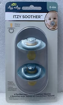 Itzy Ritzy 2-pk. Itzy Natural Rubber Soother Pacifier Set 0-6M Made In Germany • $10.99