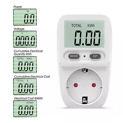 3680W 16A Energy Cost Meter Electricity Meter Socket Electricity Cost Meter LOVE • $24.99