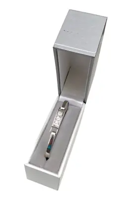 Kit Heath 925 Sterling Silver & CZ Bangle Bracelet 12.25g - Boxed • £35
