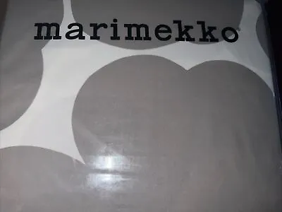 Marimekko King Duvet Cover + 2 King Shams Unikko Grey Floral Cotton New • $204.99