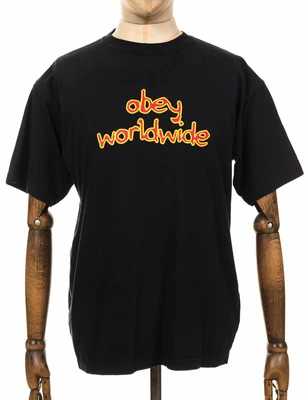 £33.45 • Buy Men's Obey Clothing Festival Heavyweight Classic Box Tee - Off Black