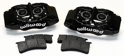 New Wilwood Black Slc56 Front Brake Caliper & Pad Kit97-13 Corvettec-5c-6z06 • $719.99