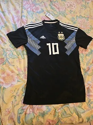 Lionel MESSI Adidas Argentina 2018 World Cup Away Jersey Men's (Size M) CD8565 • $175