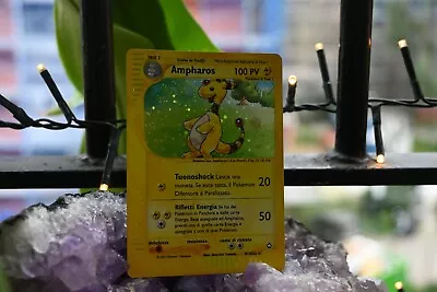 Pokemon Ampharos Card H1/H32 Aquapolis Rare Ita Excellent • $1.61