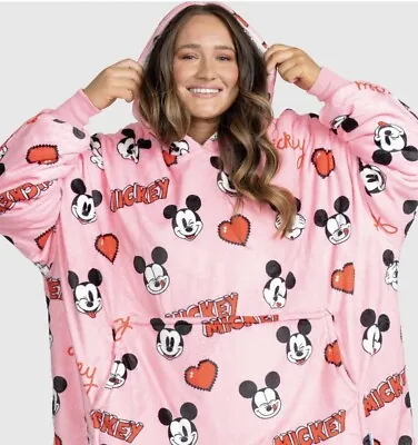 BNWT The OODIE Mickey Mouse Disney Pink Love Heart Adult Size 14+ Rare Sold Out • $89.99