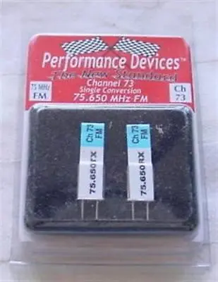 Hitec Single Conversion 75Mhz FM Crystal Set-Channel 73 • $10.60