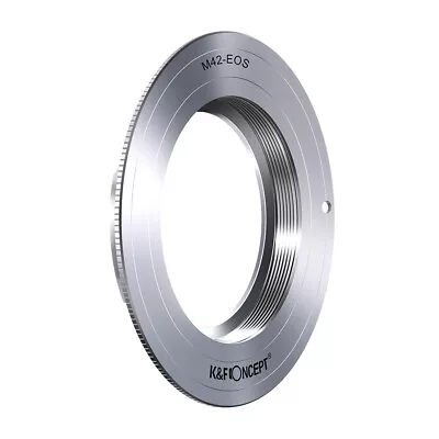 K&F M42-EOS Lens Adapter For M42 42MM Screw Mount Lens To Canon EOS EF Camera  • $18.89