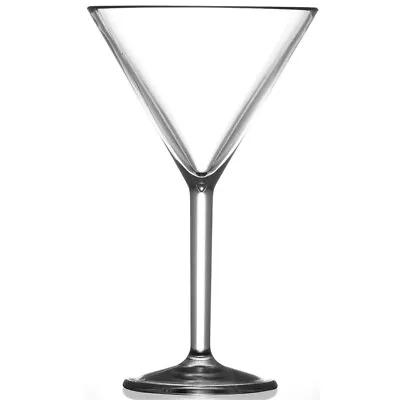 £16.95 • Buy Plastic Martini Cocktail Glasses, 7oz - Catering Quality - FAST DELIVERY
