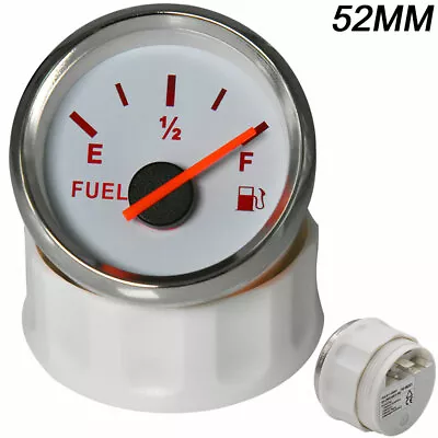 2  52MM Bezel Gas Fuel Level Gauge Analogue LED Car Marine Boat Universal        • $12.18