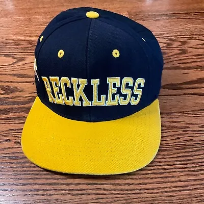 Young & Reckless Y&R - Los Angeles Reckless - Snapback Cap - Blue And Yellow • $10