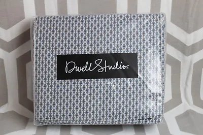 NIP Dwell Studio Dwellstudio Savile Marine Full Sheet Set $199 • $56