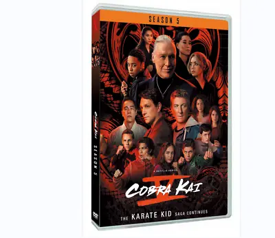 $39.99 • Buy Cobra Kai The Complete Series  Fifth Season 5 DVD,US REGION 1, Emboss Slip Cover