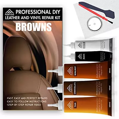 Leather Repair Kits For Couches Brown- Vinyl Repair Kit Leather Repair Kit Kit • $27.46