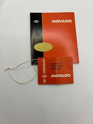 Original Movado 1950’s Watch Booklet Kingmatic • $39.99