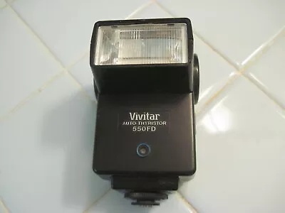 Vivitar 550 FD M/P/O Flash Auto Thyristor -- Two Items Vintage • $7