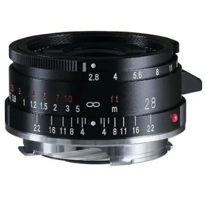  Brand New  Voigtlander Color Skopar 28mm F2.8 Aspherical Type II Leica M Black • $599.90