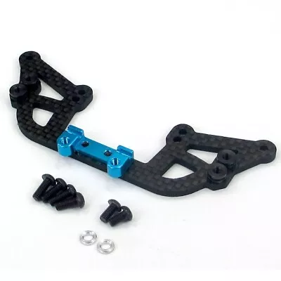 Carbon Fiber/ Aluminium 2nd Floor Plate Steering Mount Kit For Tamiya XV01 • £30