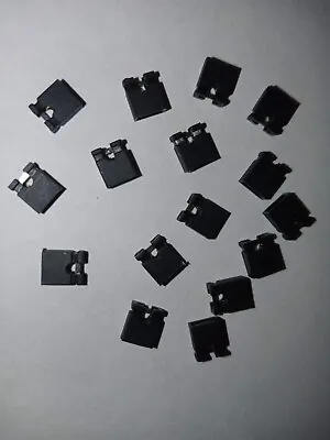NEW 10x BLACK Mini Micro Header 2.54mm 0.1  Circuit Board Shunts Jumper USA • $1.99