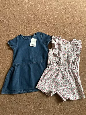 BNWT Next Denin Dress & Mothercare Playsuit 12-18 Months • $6.30