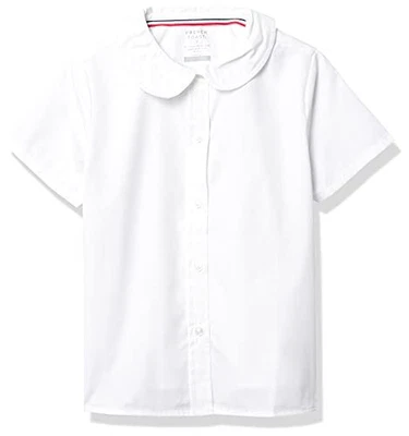 $13.67 • Buy Womens Short Sleeve Peter Pan Collar (Standard & Plus) Blouse